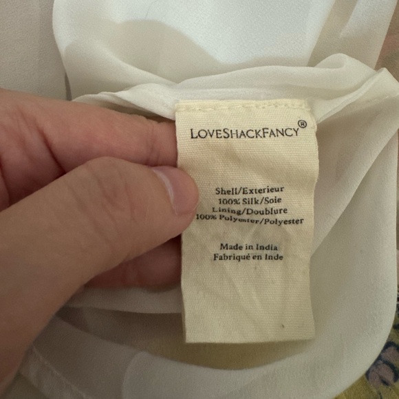 Loveshackfancy Arlo silk mixed print picnic dress - Picture 2 of 7